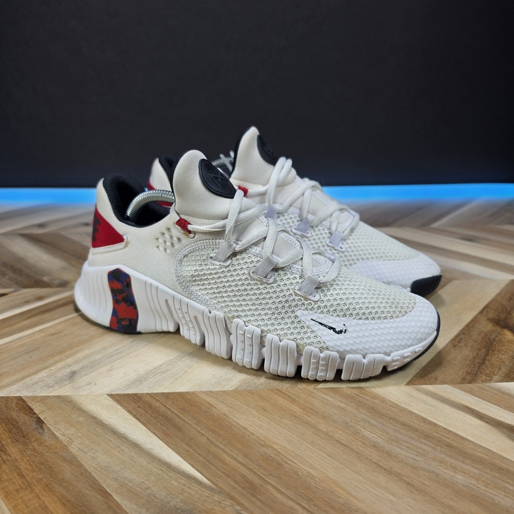 Nike Free Metcon 4 Veterans Day Men's 9 White Red Blue Gym Training DJ3020-106